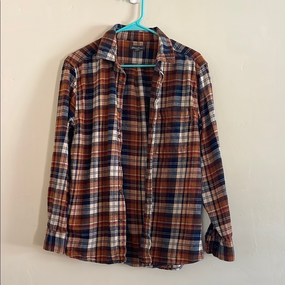 ⭐️ 3/$20 Eddie Bauer flannel medium